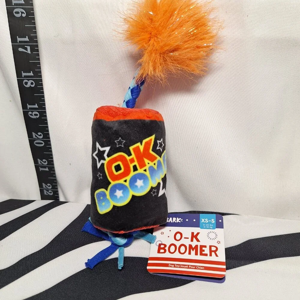 NWT Bark Firecracker 3 Pack = Furry Cracker + OK Boomer + Throwman Candle